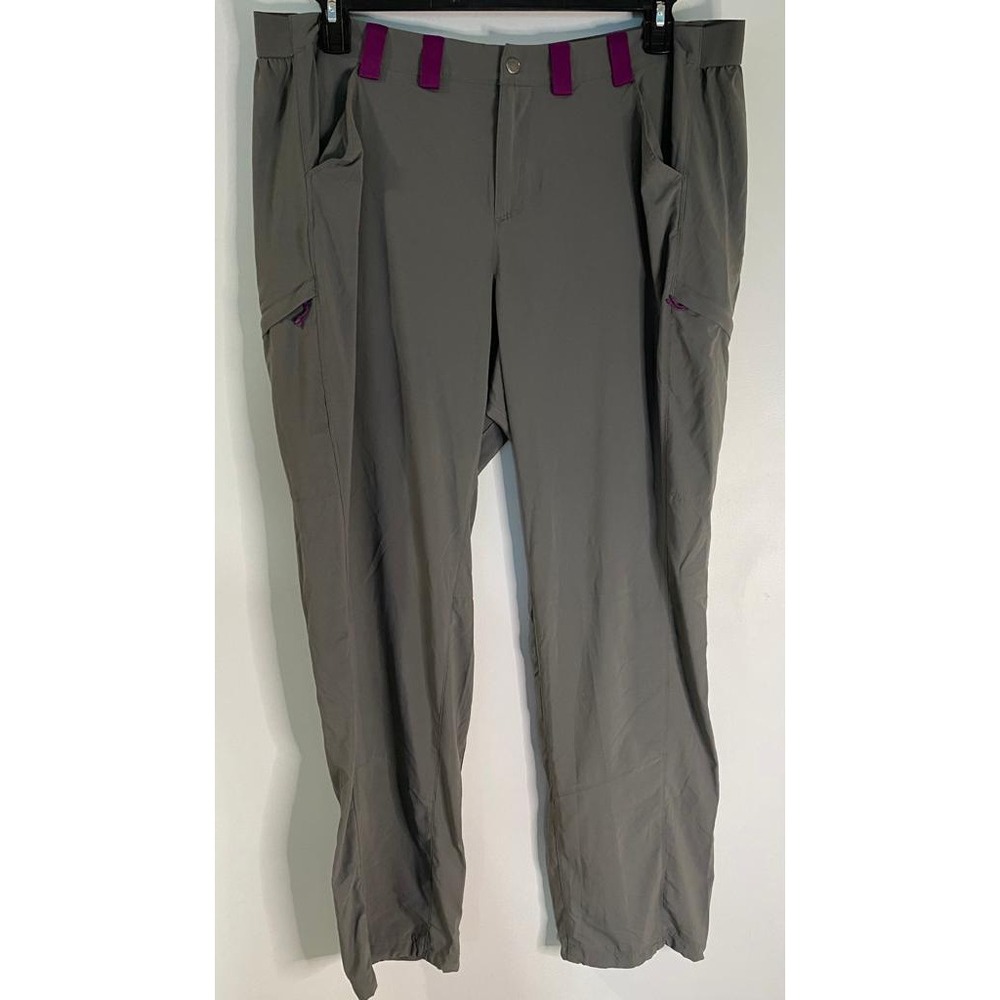 No Fly Zone Field N Stream‎ Cargo Pants Pockets Hiking Used Womens 18x31 Gray